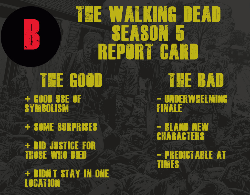 Walking Dead season 5 report card
