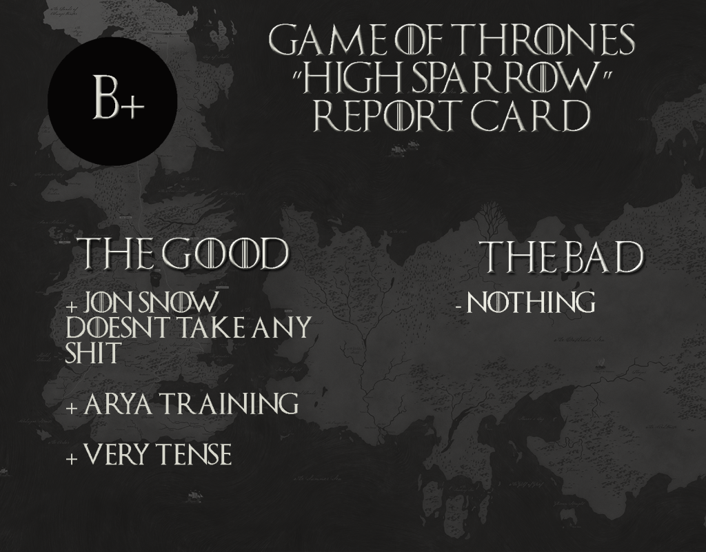 Report Card High Sparrow