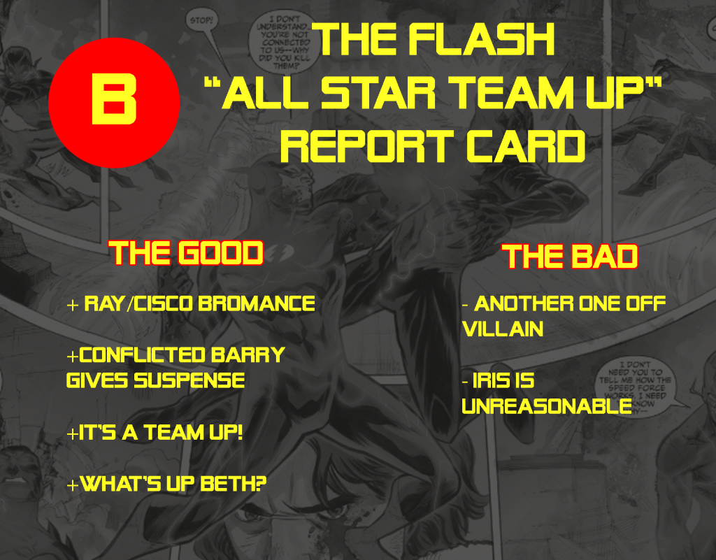 Super Hero Team Up Report Card